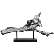 Uttermost Cosma Sculpture Antiqued Metallic Silver