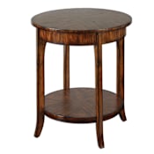 Uttermost Carmel Lamp Table Natural Wood