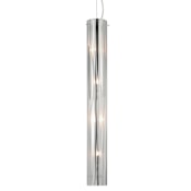 Varaluz Chroman Empire 4 Light 4" Wide Mini Pendant Chrome