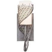 Varaluz Flow 13" Tall Wall Sconce with Shade Steel