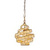 Varaluz Flow 10" Wide Wood Pendant Baguette
