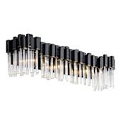 Varaluz Matrix 28" Wide Vanity Light Matte Black