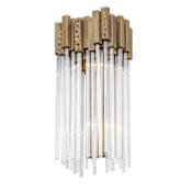 Varaluz Matrix 2 Light 18" Tall Wall Sconce Havana Gold