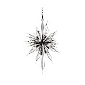 Varaluz Orbital 16 Light 20" Wide Crystal Sputnik Chandelier Carbon