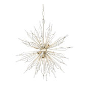 Varaluz Orbital 12 Light 28" Wide Crystal Sputnik Chandelier Gold Dust