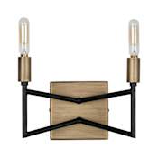 Varaluz Bodie 9" Bathroom Light Havana Gold / Carbon