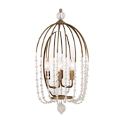 Varaluz Voliere 2 Light 24" Tall Wall Sconce Havana Gold