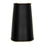 Varaluz Coco 2 Light 12" Tall Wall Sconce Matte Black / French Gold