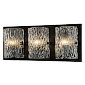 Varaluz Morgan 3 Light 23" Wide Vanity Light Black