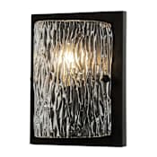 Varaluz Morgan 10" Tall Wall Sconce Black
