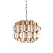 Varaluz Swoon 16" Wide Pendant Antique Gold / Gold Dust