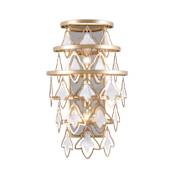 Varaluz Fleur 2 Light 16" Tall Wall Sconce French Gold