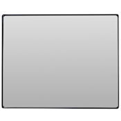 Varaluz Kye 24"W x 30"H Square Flat Steel Framed Wall Mounted Bathroom Mirror Black