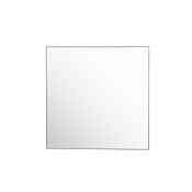 Varaluz Kye 40" Square Flat Steel Framed Accent Mirror Gold