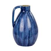 Varaluz Avesta 6.5" Wide Ceramic Table Vase Blue Lustro