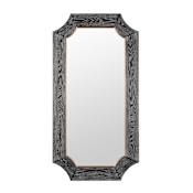 Varaluz Farra 28" Wide X 54" High Specialty Flat Wood Framed Accent Mirror Black