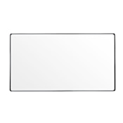 Varaluz Kye 40" W x 22" H Rectangular Metal Framed Accent Mirror Black