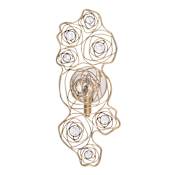 Varaluz Ethereal Rose 21" Tall Wall Sconce Havana Gold Ombre / Polished Stainless Accents