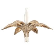 Varaluz Century Palm 6 Light 39" Wide LED Abstract Candle Style Chandelier Country White