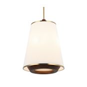 Varaluz Desert Flyer 3 Light 17" Wide LED Pendant Brass / Natural / Brown