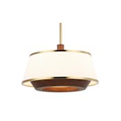 Varaluz Desert Flyer 3 Light 17" Wide LED Pendant Brass / Natural / Brown