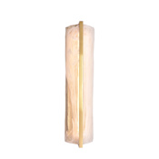 Varaluz Mingle 22" Tall LED Wall Sconce Satin Brass