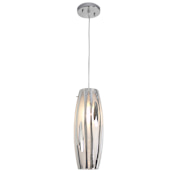 Varaluz Chroman Empire 5" Wide Mini Pendant Chrome