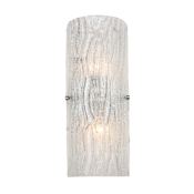 Varaluz Brilliance 16" Bathroom Light with Handmade Murano Style Glass Chrome