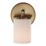 Varaluz Merano 8" Tall Wall Sconce Brushed Brass