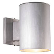 Vaxcel Lighting Chiasso 7" Tall Outdoor Wall Sconce Satin Aluminum
