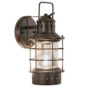 Vaxcel Lighting Hyannis 1 Light Outdoor Wall Sconce - 6.75 Inches Wide Burnished Bronze