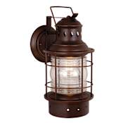 Vaxcel Lighting Hyannis 1 Light Outdoor Wall Sconce - 8.25 Inches Wide Burnished Bronze