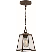 Vaxcel Lighting Grant 7" Wide Mini Pendant Burnished Bronze