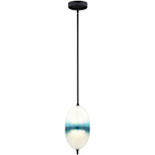 Vaxcel Lighting Somerset Single Light 6" Wide LED Crystal Pendant Oil Rubbed Bronze