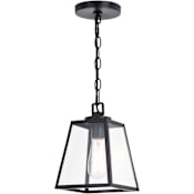 Vaxcel Lighting Grant 7" Wide Mini Pendant Black