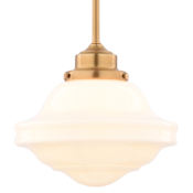 Vaxcel Lighting Huntley 10" Wide LED Pendant Natural Brass