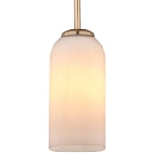 Vaxcel Lighting Shelby 5" Wide LED Pendant Champagne Gold