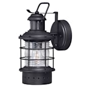 Vaxcel Lighting Hyannis Single Light 12-1/4" High Outdoor Wall Sconce Textured Black