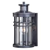 Vaxcel Lighting Wrightwood Single Light 12" Tall Outdoor Wall Sconce Vintage Black