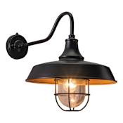 Vaxcel Lighting Dorado Single Light 17" Tall Outdoor Wall Sconce Dark Bronze and Light Gold