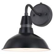 Vaxcel Lighting Buena Park 10" Tall Outdoor Wall Sconce Black / Vintage Black / Matte White