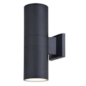 Vaxcel Lighting Chiasso 13" Tall LED Outdoor Wall Sconce Textured Black