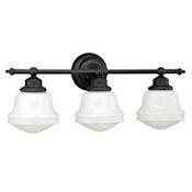 Vaxcel Lighting Huntley 3 Light Vanity Light Oil Rubbed Bronze