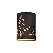 Vaxcel Lighting Katmai 2 Light 11" Tall Wall Sconce Noble Bronze