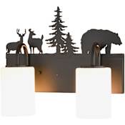 Vaxcel Lighting Acadia 2 Light 15" Wide LED Vanity Light Bronze