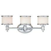 Vaxcel Lighting Carlisle 3 Light 22-1/4" Wide Vanity Light Chrome