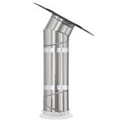 Velux 14 Inch Diameter Flat Glass Rigid Sun Tunnel Skylight with Low Profile Metal Flashing from the TLR Collection N/A