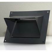 Vent-A-Hood 6" x 8-1/2" Rectangular Modern Themed Stainless Steel Wall Louver for Vent-A-Hood Range Hoods Galvanized Steel