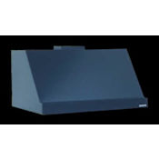 Vent-A-Hood 300 CFM 48" Wall Mounted Range Hood with LED Lights Featuring a Single Blower from the Slopeline Collection Black