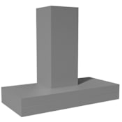Vent-A-Hood 36 Inch Wide Wall Mounted Range Hood Stainless Steel